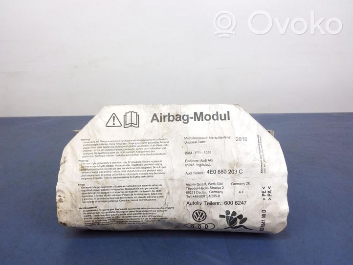 Audi A8 S8 D3 4E Airbag del passeggero 4E0880203B