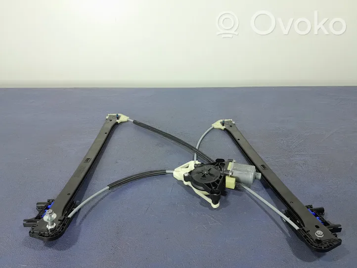 Audi Q7 4M Rear door window regulator with motor 4M0839461A