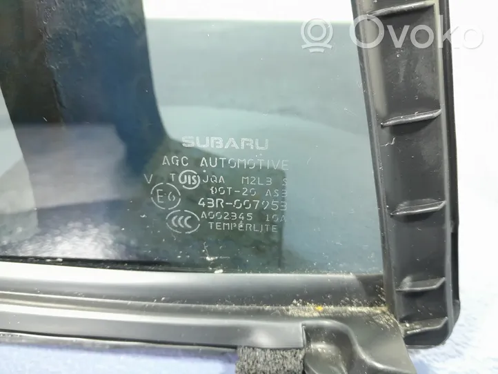 Subaru XV I Vetro del finestrino della portiera posteriore 01