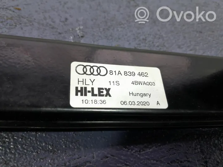 Audi Q2 - Takaoven ikkunan nostin moottorilla 81A839462