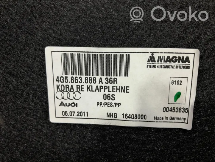 Audi A6 S6 C7 4G Tapicerka bagażnika / Komplet 4G5863887A