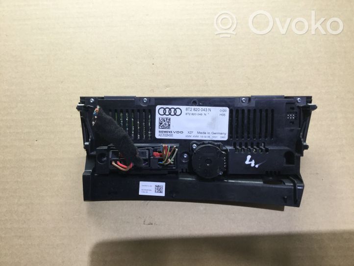 Audi A4 S4 B8 8K Panel klimatyzacji / Ogrzewania 8T2820043N