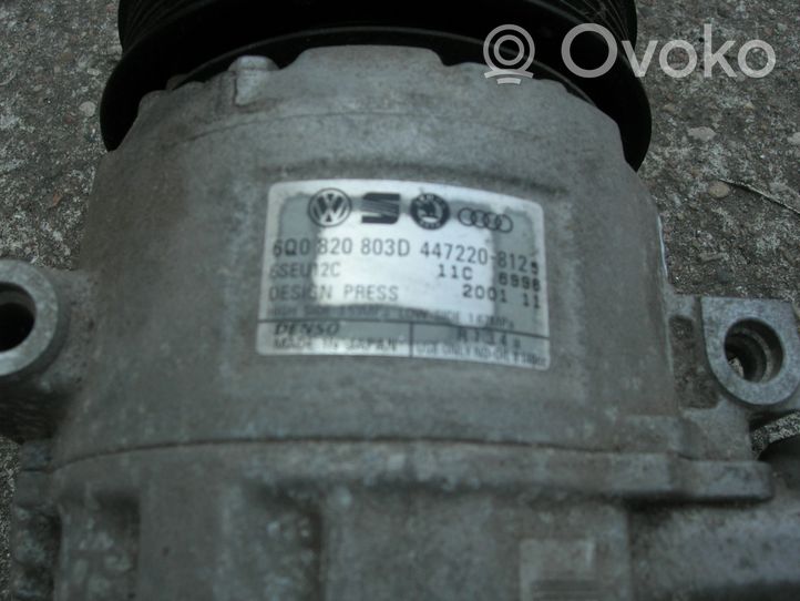 Volkswagen Polo Air conditioning (A/C) compressor (pump) 6Q0820803D