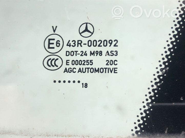 Mercedes-Benz GLC X253 C253 Szyba karoseryjna drzwi tylnych A2537307700