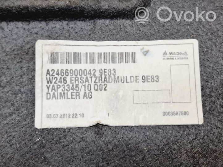 Mercedes-Benz B W246 W242 Bagažinės grindys A2466900042