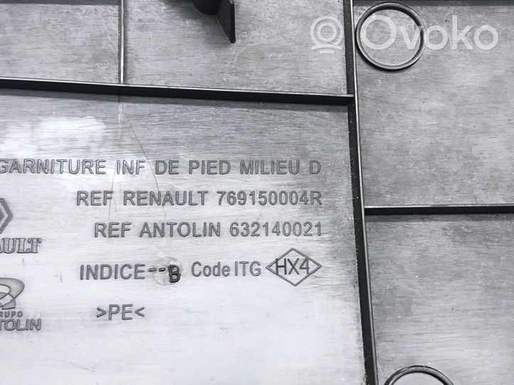 Renault Megane III (B) Revêtement de pilier (bas) 769150004R