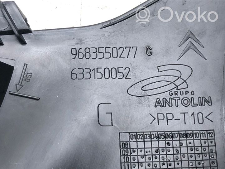 Citroen C3 Kita bagažinės apdailos detalė 9683550277