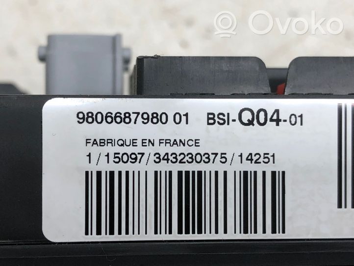 Citroen C4 Grand Picasso Ramka / Moduł bezpieczników 9806687980