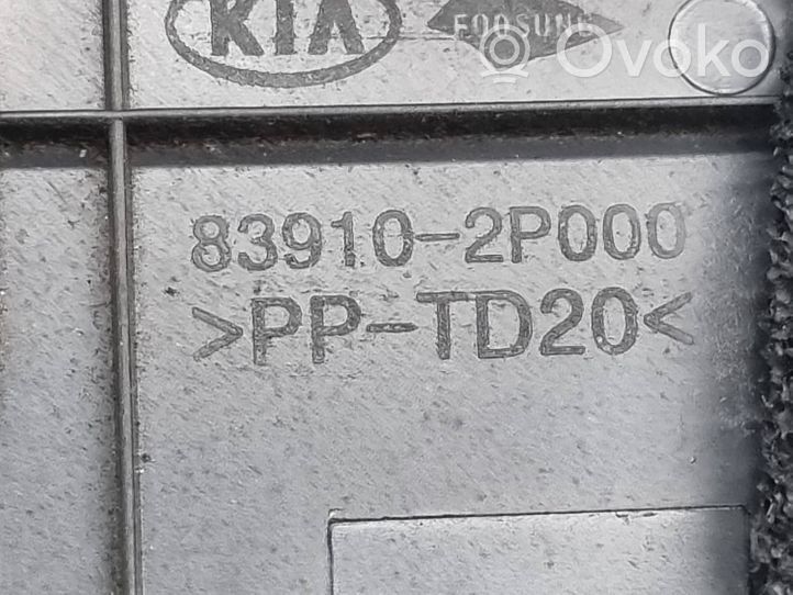 KIA Sorento Cita veida aizmugurē durvju dekoratīvās apdares detaļas 839102P000