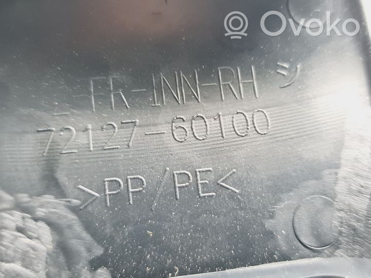 Toyota Land Cruiser (J150) Osłona szyn przedniego fotela pasażera 7212760100