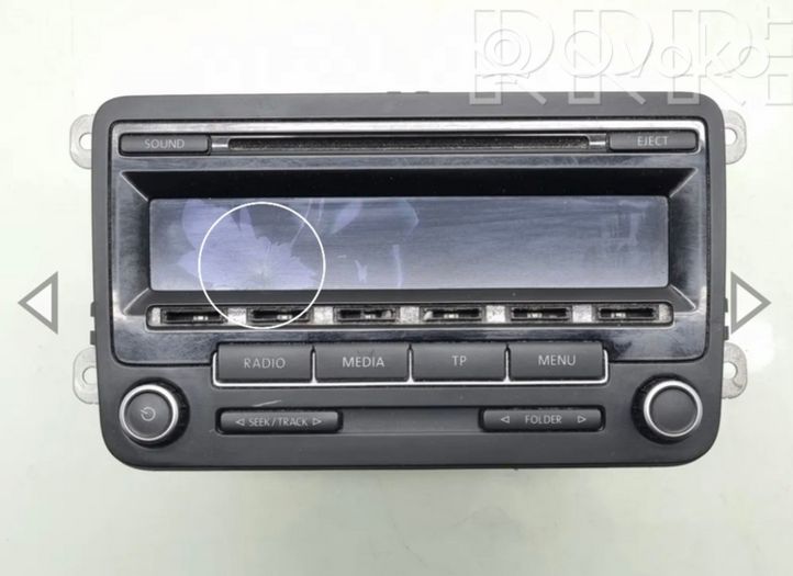 Volkswagen Caddy Unité principale radio / CD / DVD / GPS 1K0035186AN