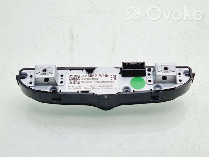 Opel Astra K Console centrale, commande de multimédia l'unité principale 42565562