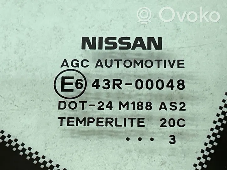 Nissan Qashqai Fenêtre latérale avant / vitre triangulaire 43R00048