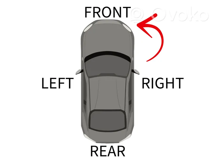 BMW 4 F32 F33 Zaślepka spryskiwacza lampy przedniej 51117363394