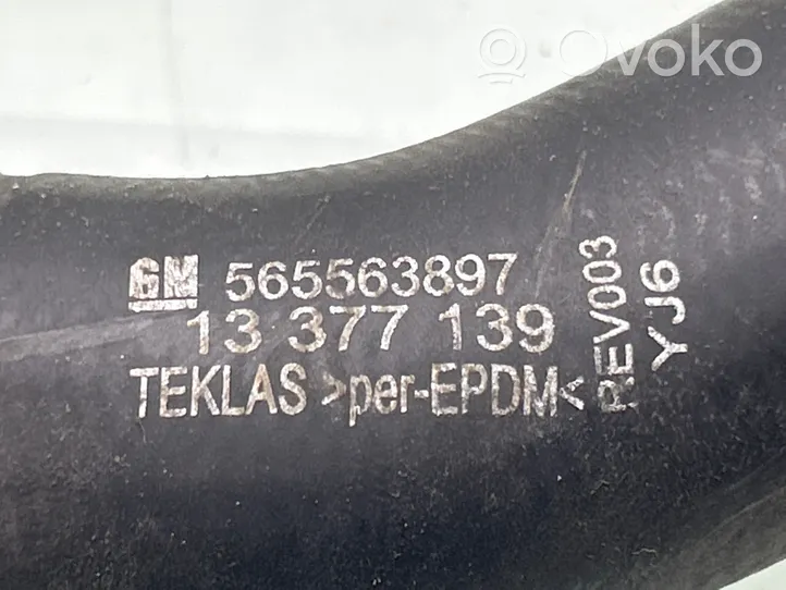 Opel Astra K Moottorin vesijäähdytyksen putki/letku 13377139