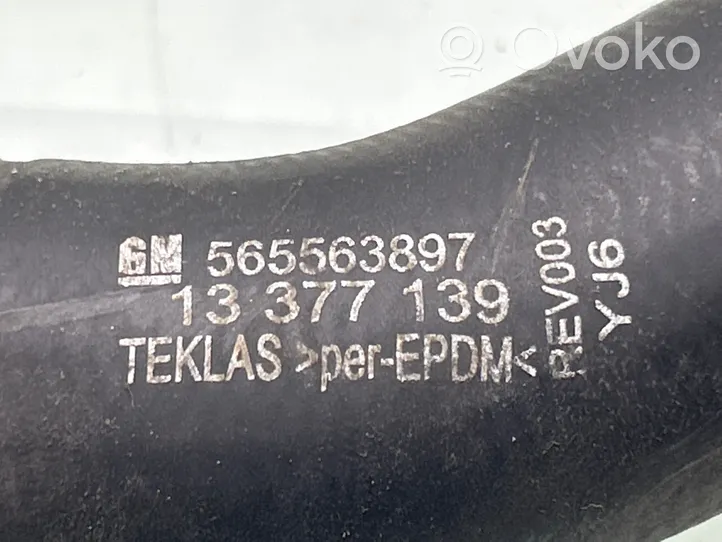 Opel Astra K Tuyau de liquide de refroidissement moteur 13377139