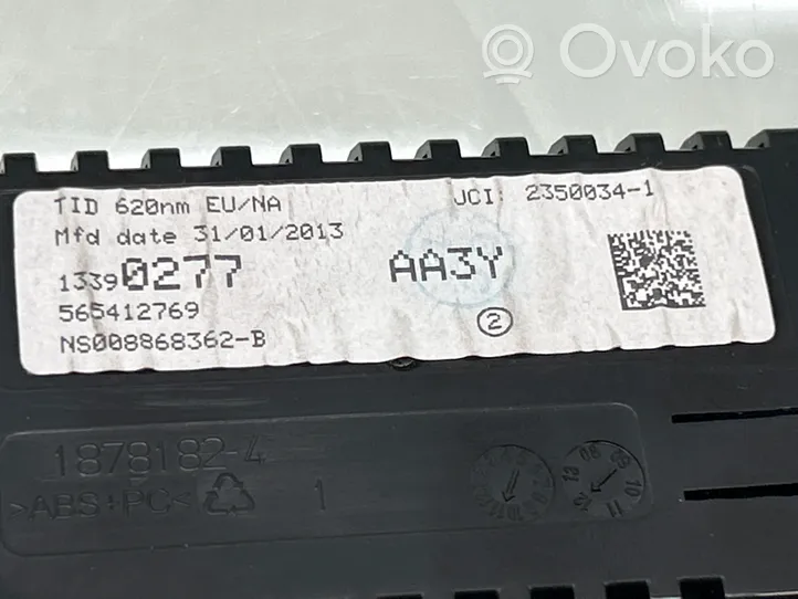 Opel Meriva B Monitori/näyttö/pieni näyttö 13390277