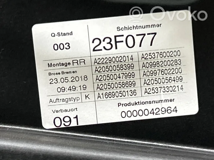 Mercedes-Benz GLC X253 C253 Задняя дверь A2537320400