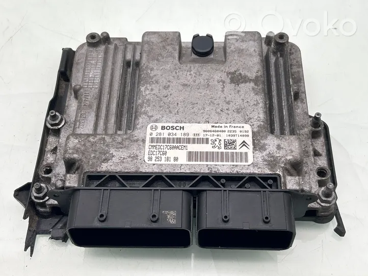 Toyota Proace Calculateur moteur ECU 9806460480