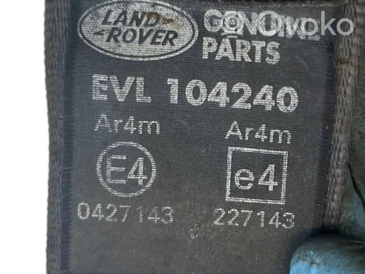 Land Rover Discovery Ceinture de sécurité arrière EVL104240