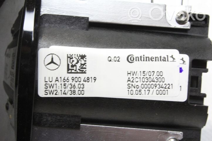Mercedes-Benz ML W166 Console centrale, commande de multimédia l'unité principale 