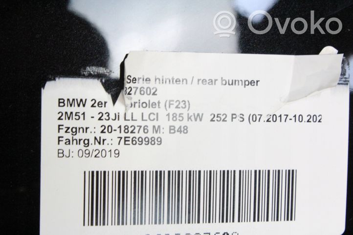 BMW 2 F22 F23 Rear bumper 7285522