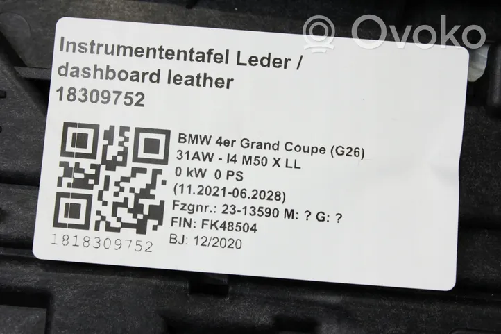 BMW 4 G22 G23 G24 G26 Tableau de bord 9628114