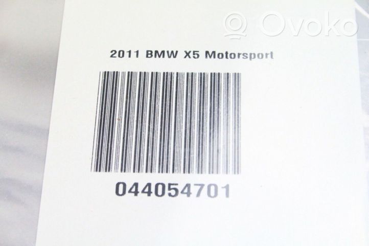 BMW X5 E70 Libretto uso e manutenzioni 