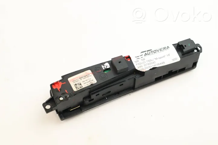 BMW 7 F01 F02 F03 F04 Interruttore/pulsante di controllo multifunzione 9201484