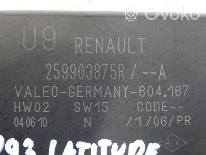 Renault Latitude (L70) Moduł / Sterownik wentylatora dmuchawy 259903875R