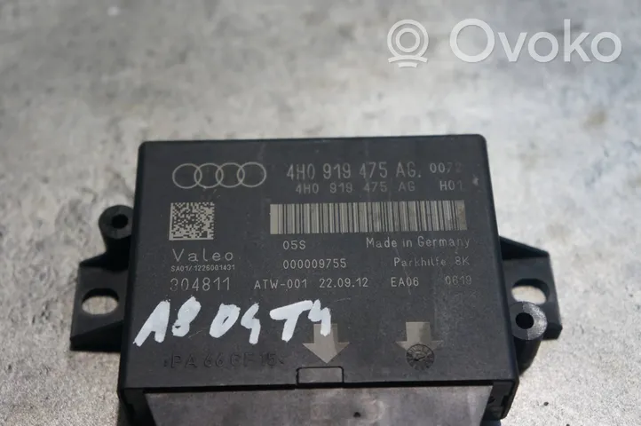 Audi A8 S8 D4 4H Sterownik / Moduł parkowania PDC 4H0919475ag
