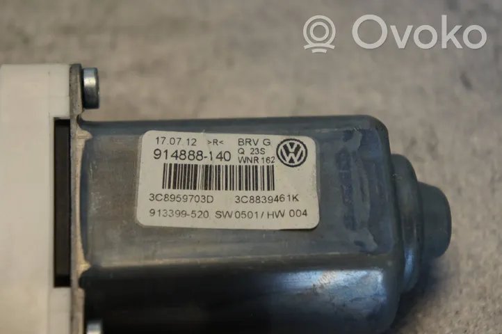 Volkswagen PASSAT CC Motorino alzacristalli della portiera posteriore 3C8959703D