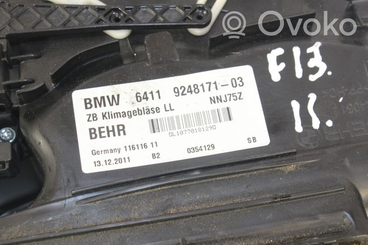 BMW 6 F12 F13 Wentylator nawiewu / Dmuchawa 924817103