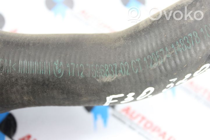 BMW 3 F30 F35 F31 Variklio aušinimo vamzdelis (-ai)/ žarna (-os) 7596837