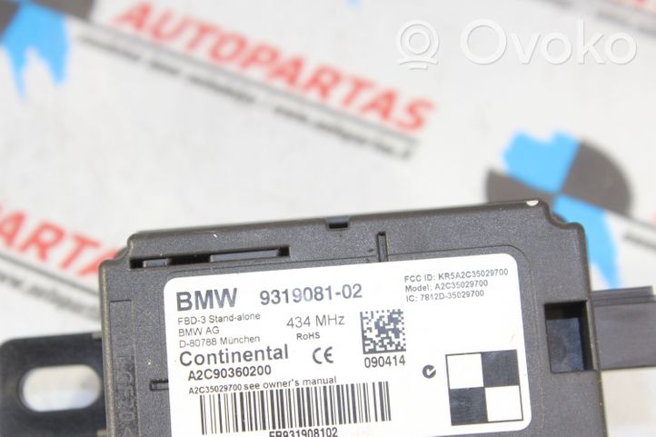 BMW 3 GT F34 Muut ohjainlaitteet/moduulit 9319081