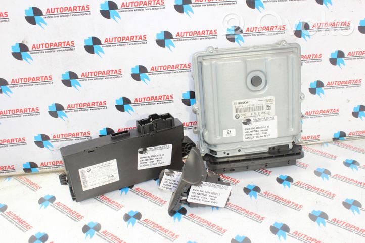 BMW 3 E90 E91 Kit centralina motore ECU e serratura 8512291