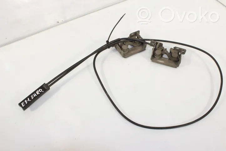 BMW 3 E90 E91 Système poignée, câble pour serrure de capot 7184432
