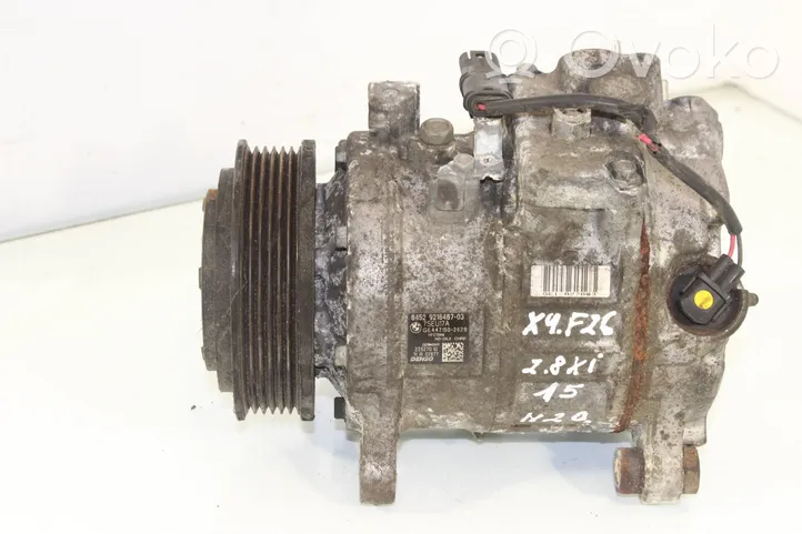 BMW X4 F26 Compressore aria condizionata (A/C) (pompa) 9216467