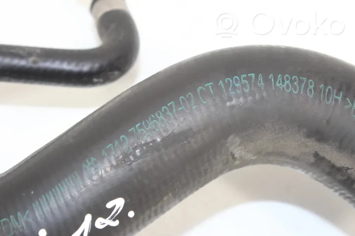 BMW 3 F30 F35 F31 Engine coolant pipe/hose 7596837