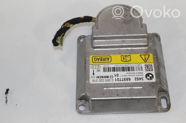 BMW 3 F30 F35 F31 Module de contrôle airbag 6857701