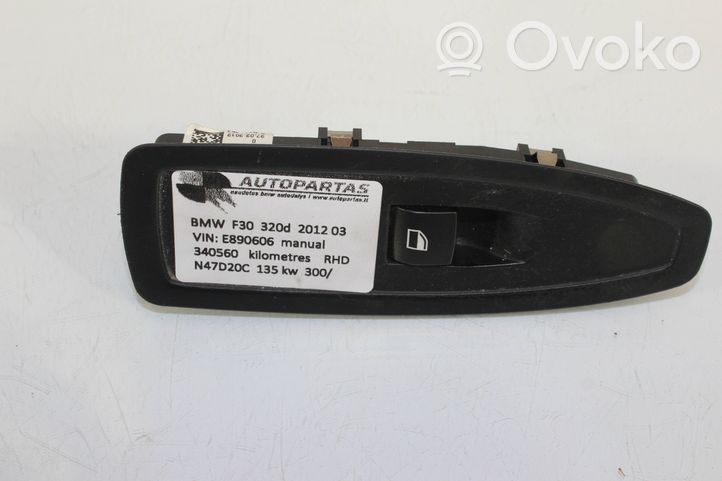 BMW 3 F30 F35 F31 Electric window control switch 9208107