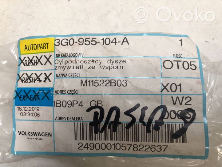 Volkswagen PASSAT B8 Dysza spryskiwacza lampy przedniej 3G0955104A