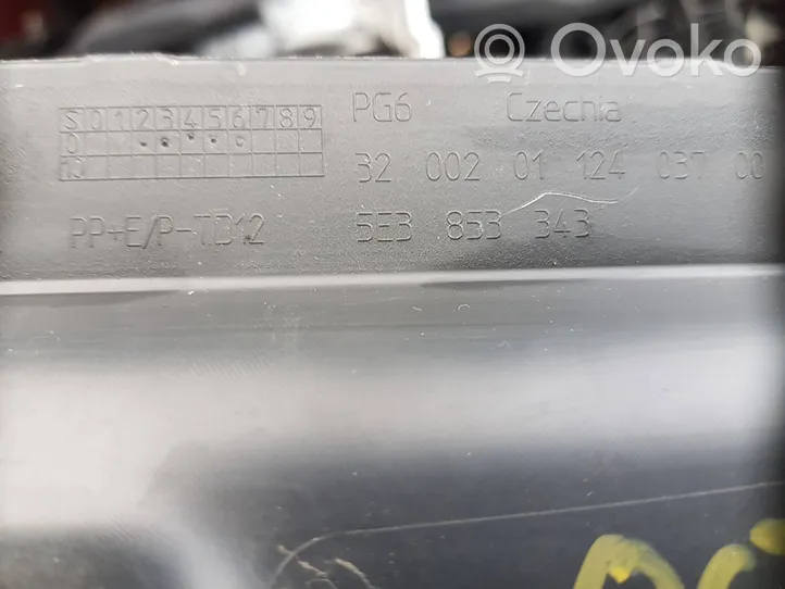 Skoda Octavia Mk4 Osłona chłodnicy 5E3853343