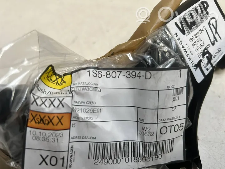 Skoda Citigo Support de pare-chocs arrière 1S6807394D