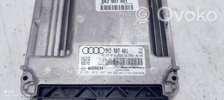 Audi A4 S4 B8 8K Sterownik / Moduł ECU 8K2907401