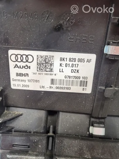 Audi A5 8T 8F Sisälämmityksen ilmastoinnin korin kokoonpano 8K1820005AF