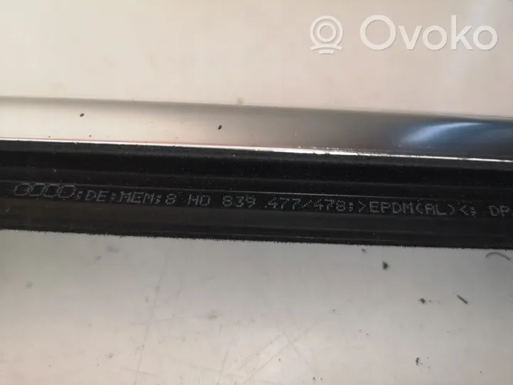 Audi A4 S4 B7 8E 8H Rivestimento vetro lato posteriore 8H0839478