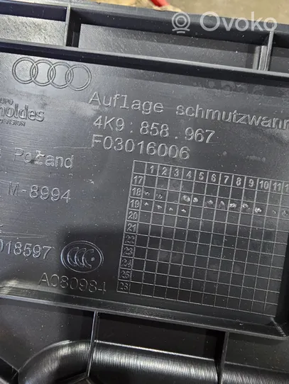 Audi A6 S6 C8 4K Tavaratilan kaukalon tekstiilikansi 4K9858967