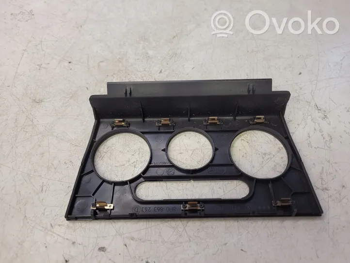 Audi A3 S3 8P Console centrale, commande chauffage/clim 8P0863263D