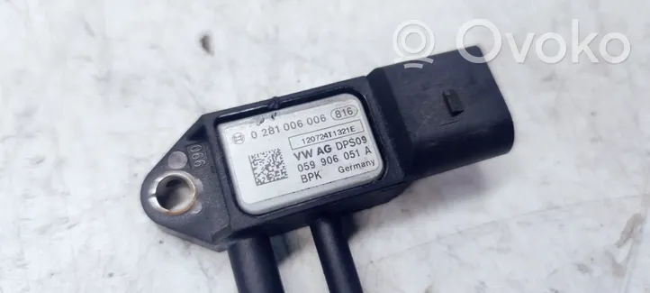 Audi A3 S3 8P Sensore di pressione dei gas di scarico 059906051A